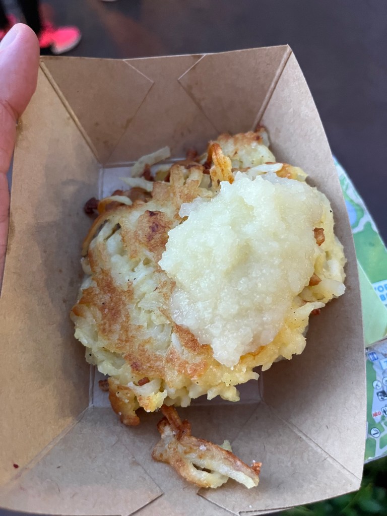 Potato Pancakes w/ Homemade Applesauce